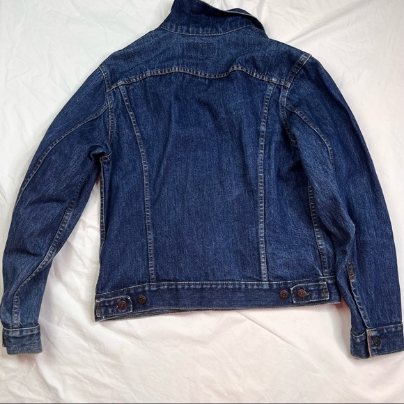 Levi Strauss & Co. Button up Denim Blue Jean Jacket Size 40 All Cotton L070622 - Picture 2 of 4